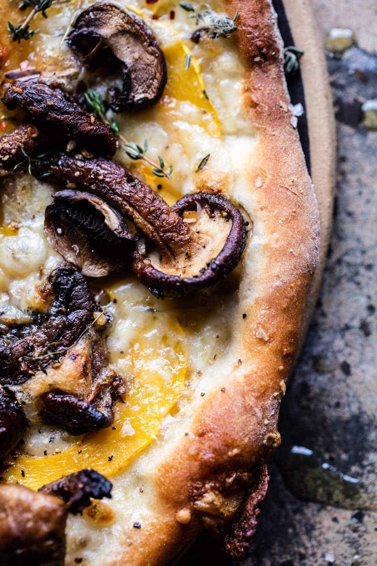 Balsamic Mushroom and Goat Cheese Pizza | halfbakedharvest.com @hbharvest