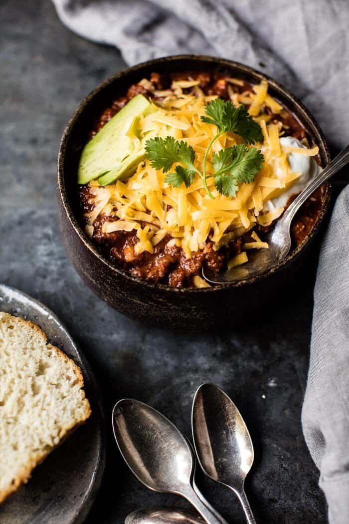 Crockpot Beef Chili | halfbakedharvest.com @hbharvest
