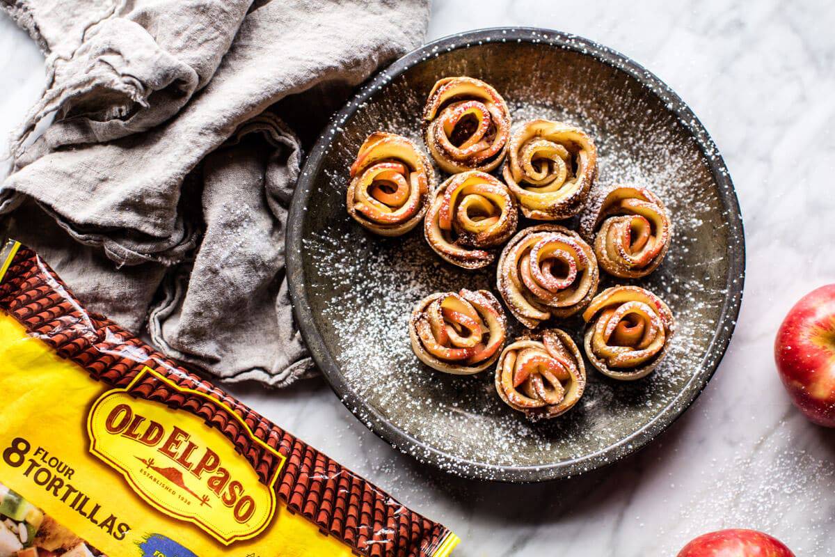 Mini Pecan Butter Apple Roses | halfbakedharvest.com @hbharvest