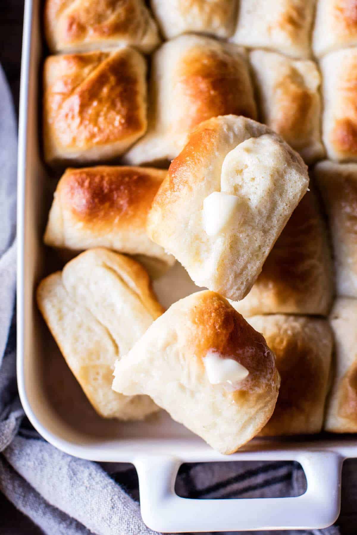 Buttery Parker House Rolls | halfbakedharvest.com @hbharvest