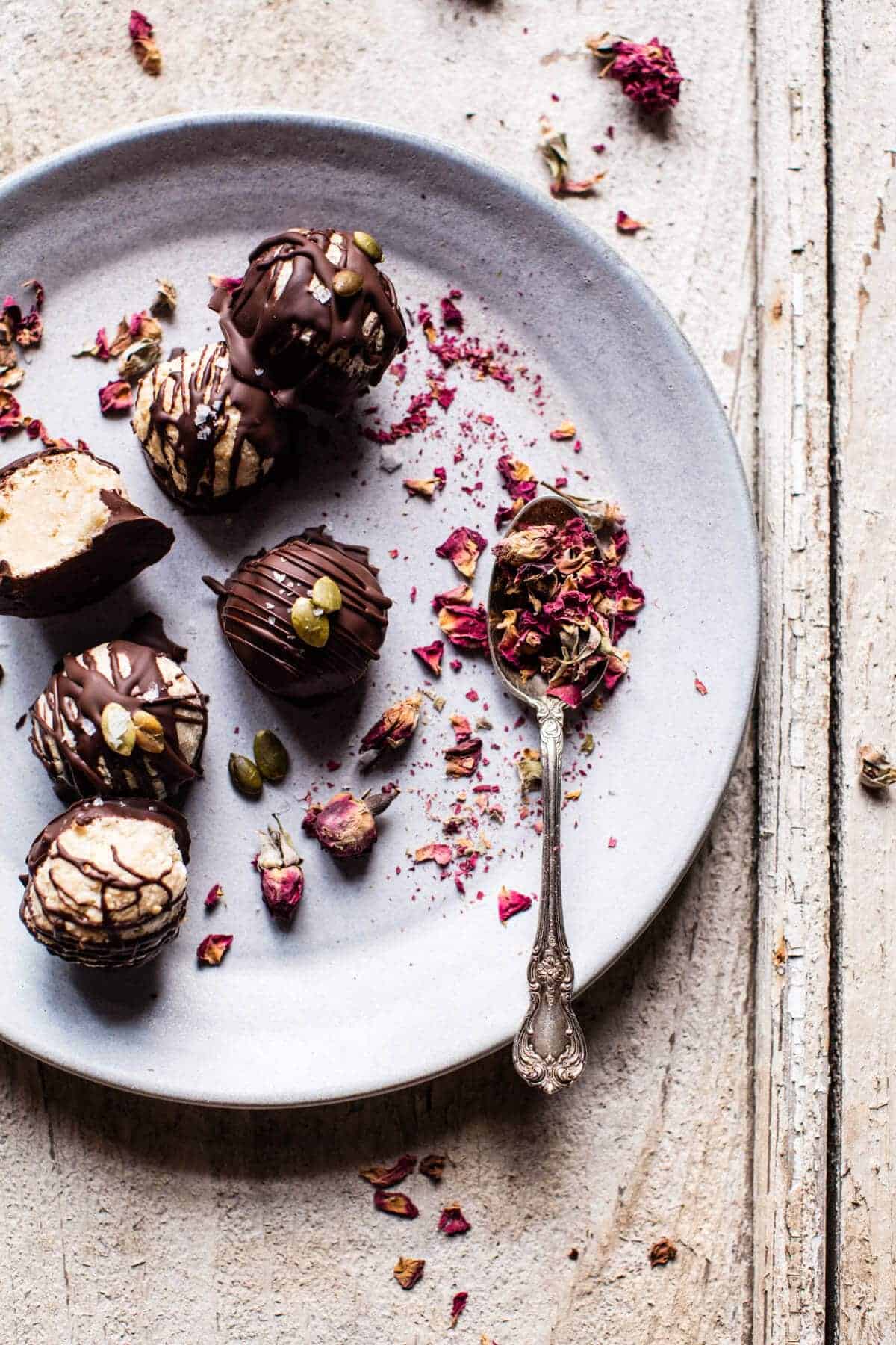 Chocolate Dipped Coconut Caramel Macaroons | halfbakedharvest.com @hbharvest