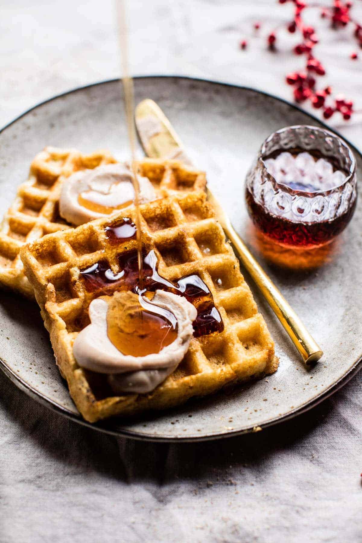 Crispy Belgian Waffles | halfbakedharvest.com @hbharvest