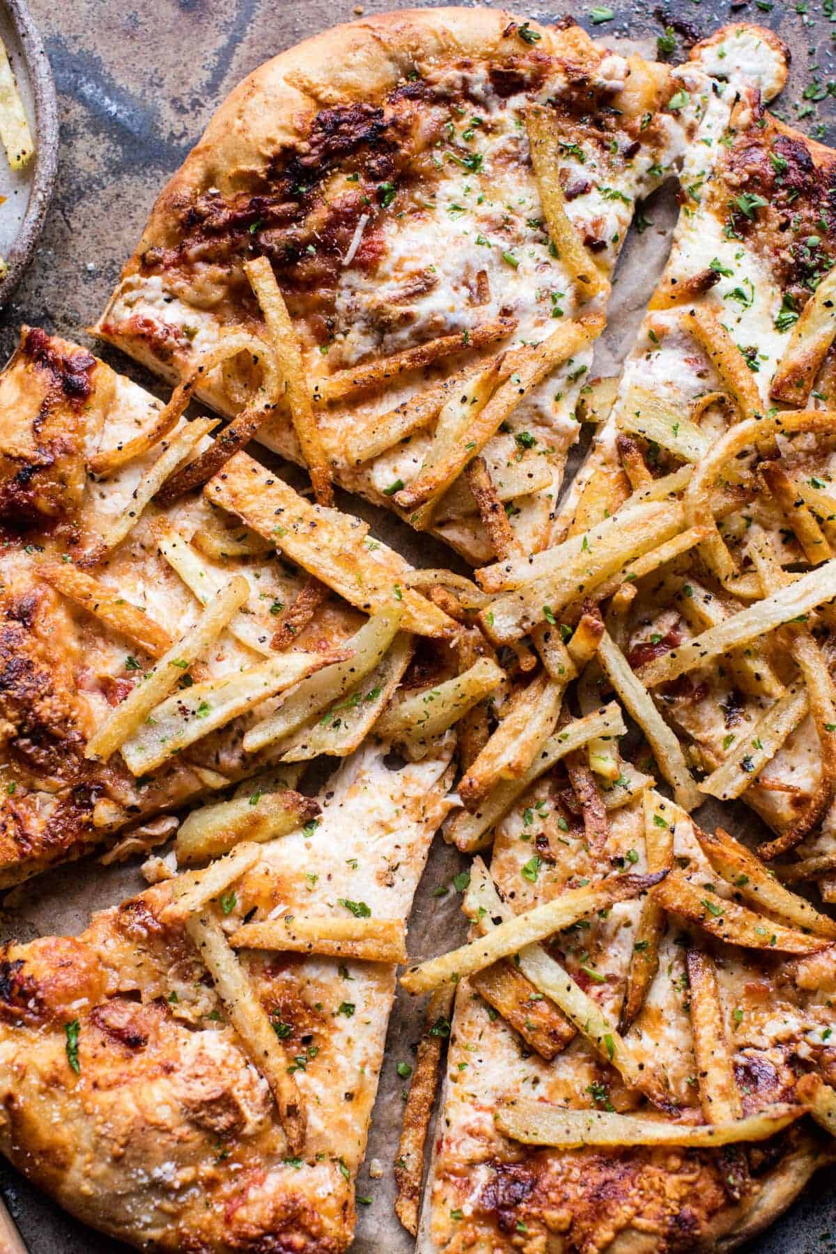 French Fry Cheese Pizza | halfbakedharvest.com @hbharvest