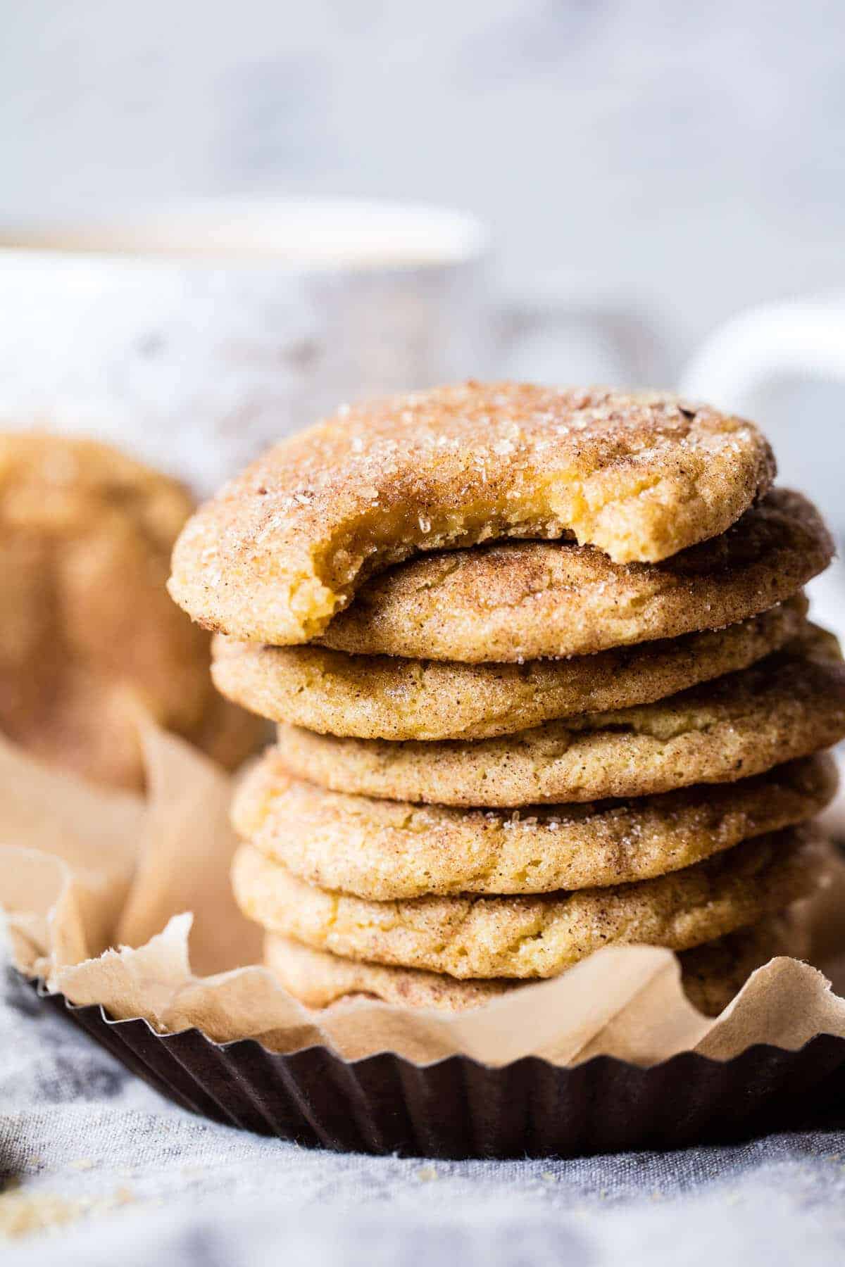 Pumpkin Chai Snickerdoodles | halfbakedharvest.com @hbharvest