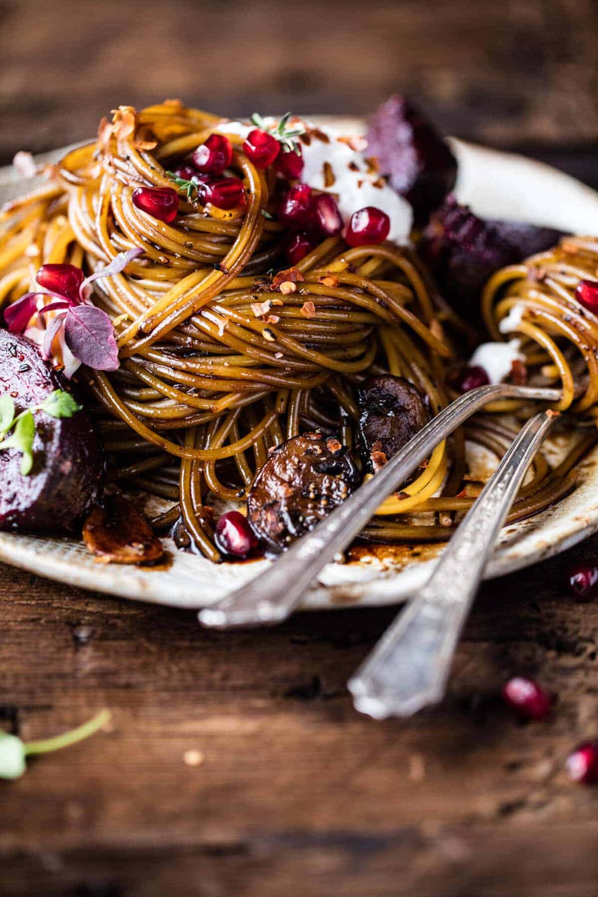 Caramelized Balsamic Goat Cheese Pasta | halfbakedharvest.com @hbharvest