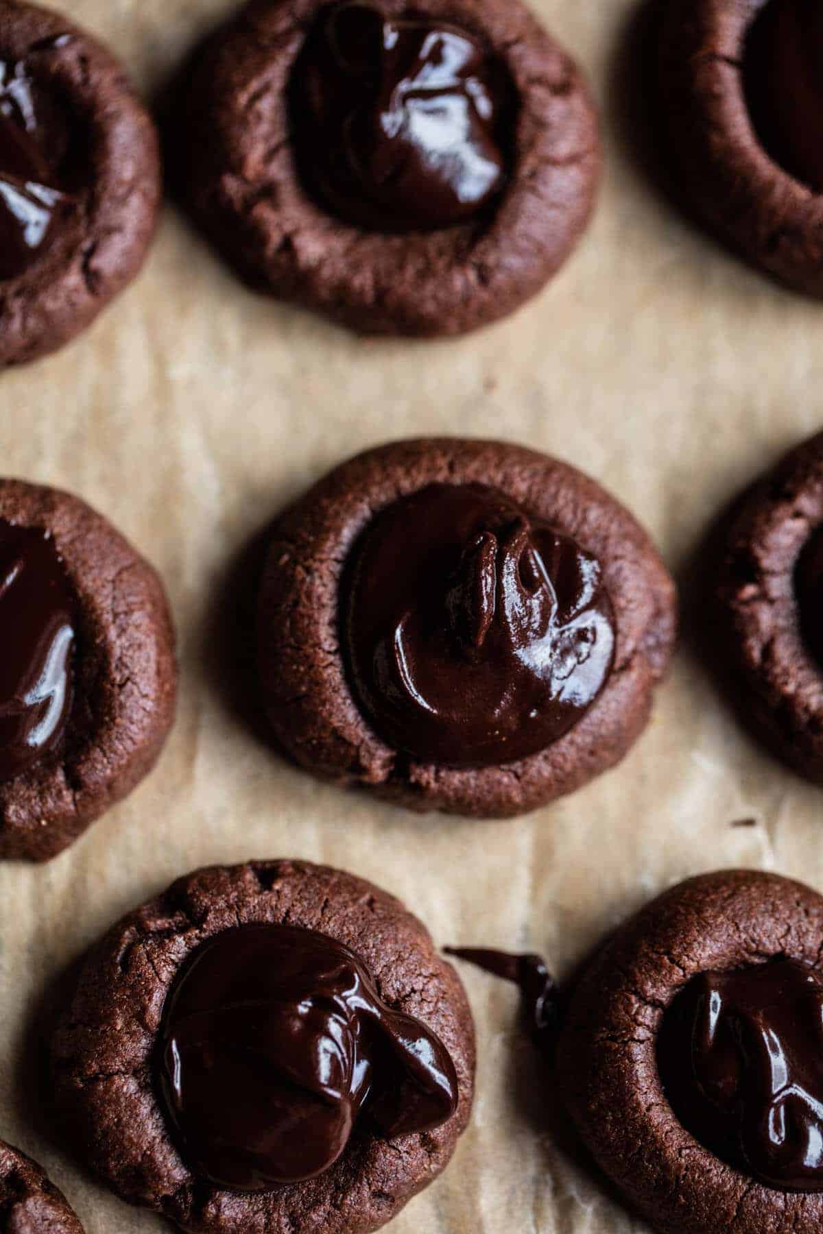 Chocolate Espresso Thumbprint Cookies | halfbakedharvest.com @hbharvest
