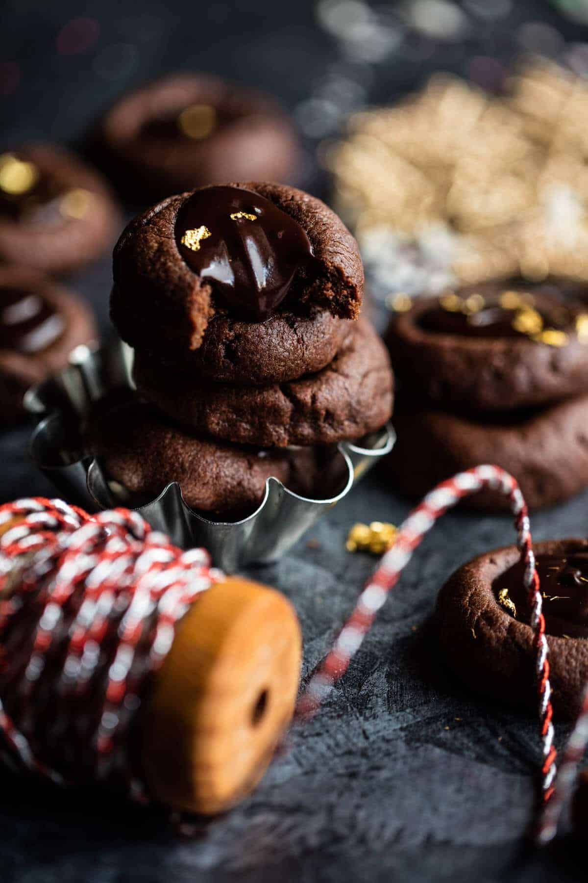 Chocolate Espresso Thumbprint Cookies | halfbakedharvest.com @hbharvest