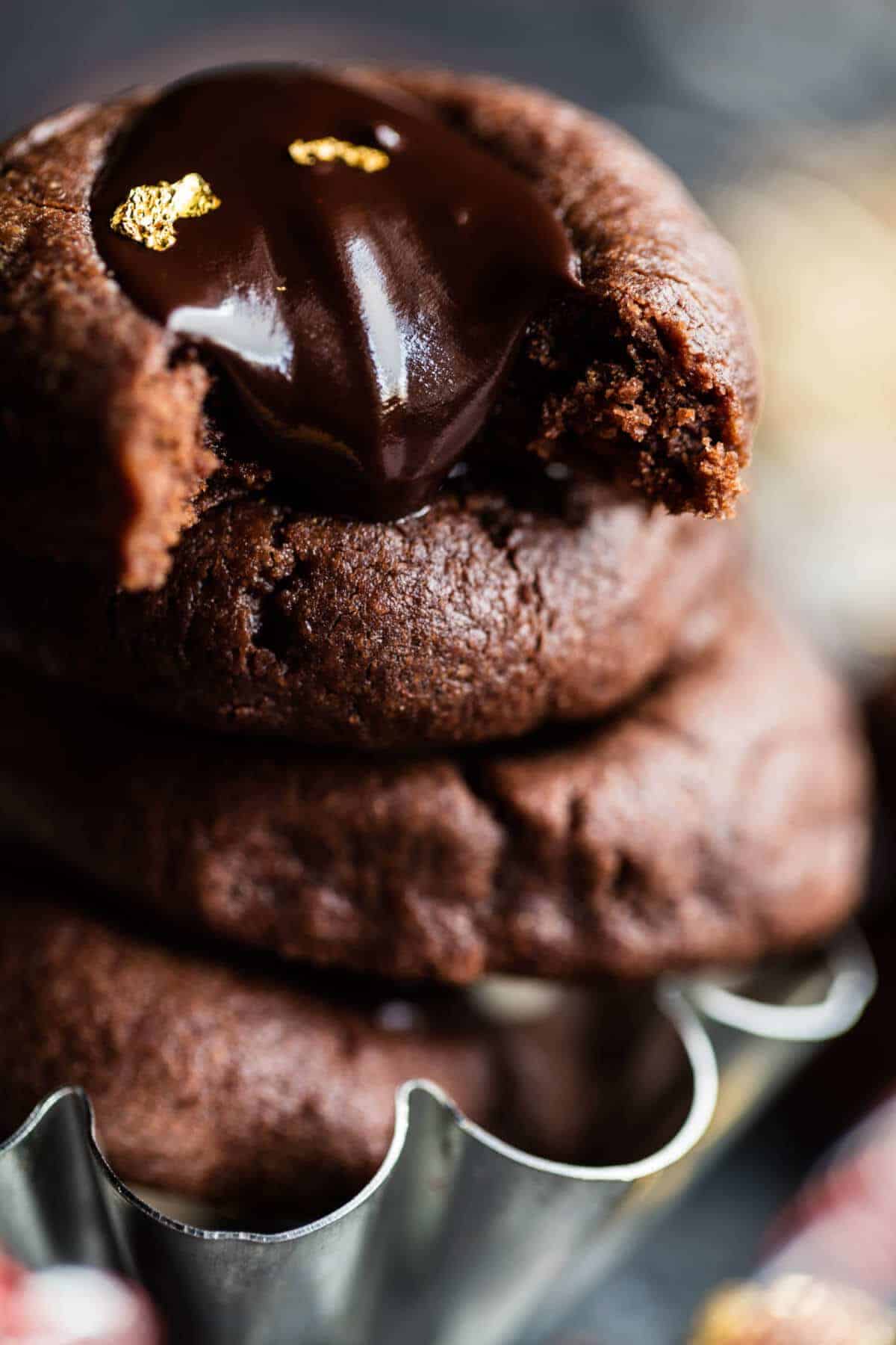 Chocolate Espresso Thumbprint Cookies | halfbakedharvest.com @hbharvest