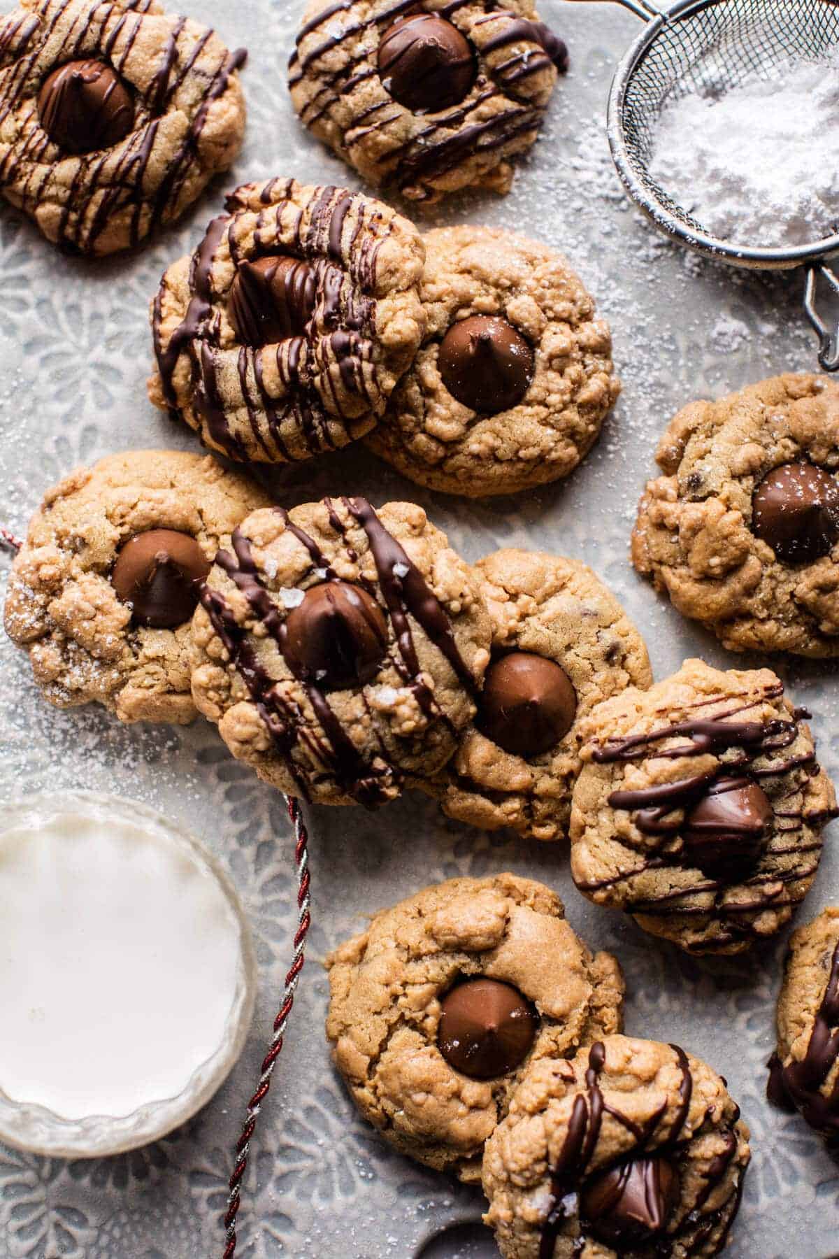Chocolate Peanut Butter Crinkle Cookies | halfbakedharvest.com @hbharvest