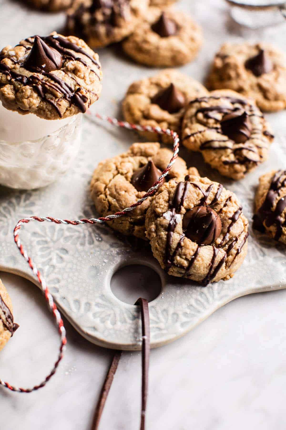 Chocolate Peanut Butter Crinkle Cookies | halfbakedharvest.com @hbharvest