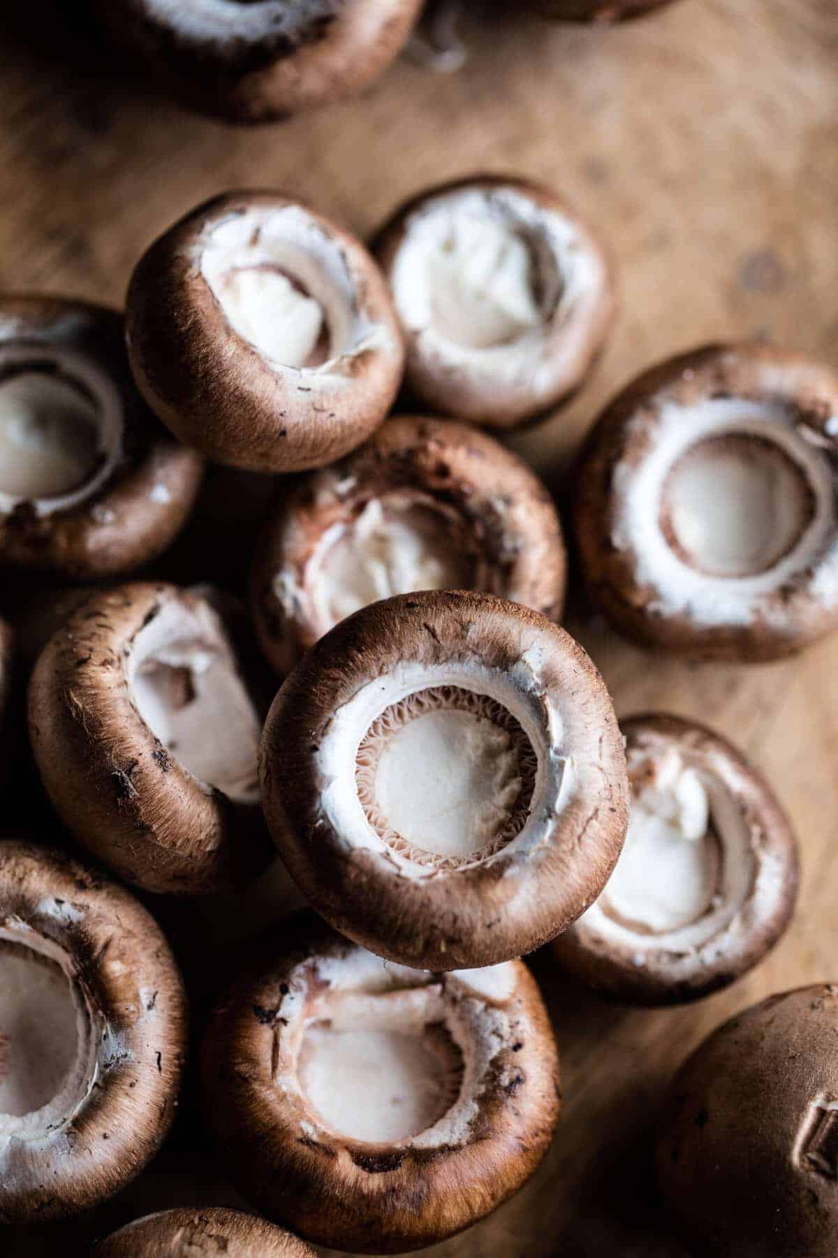 Herbed Goat Cheese Stuffed Mushrooms | halfbakedharvest.com @hbharvest.com