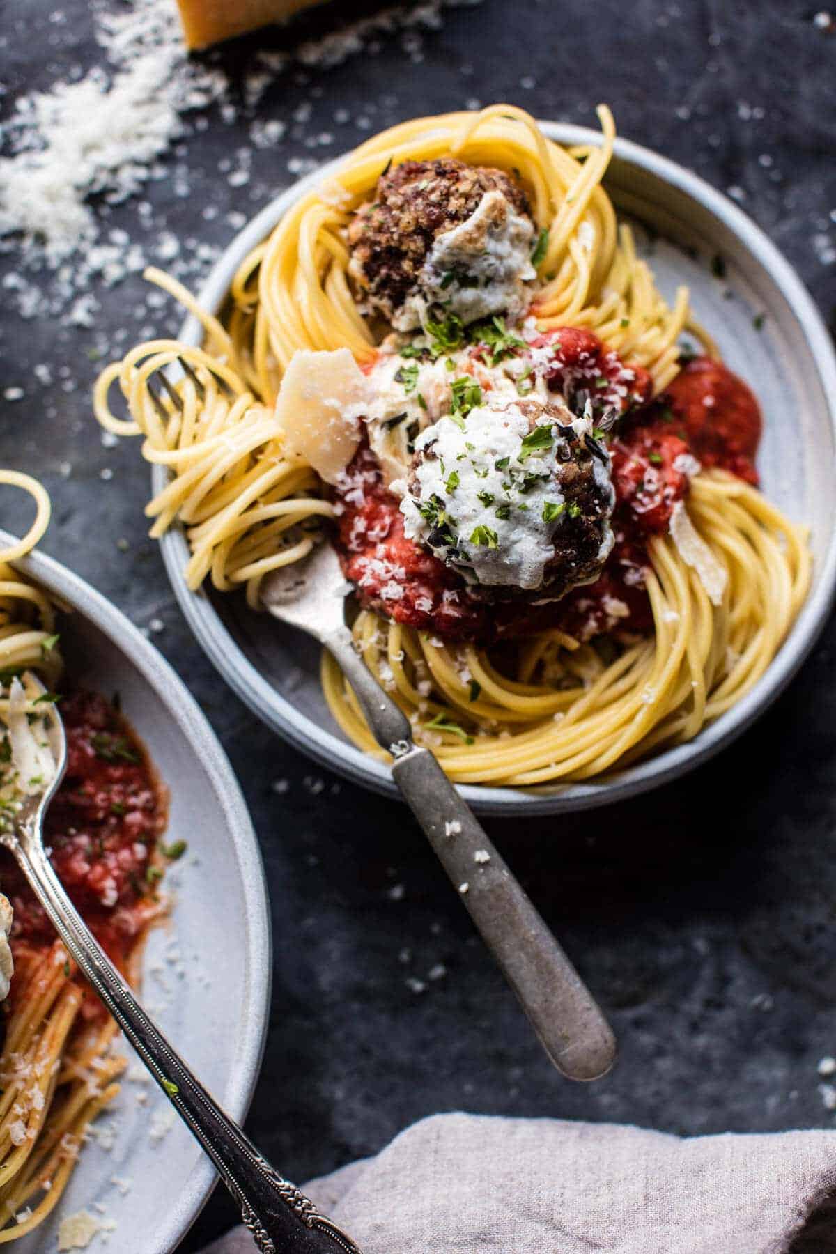 Spaghetti and Meatballs | halfbakedharvest.com @hbharvest