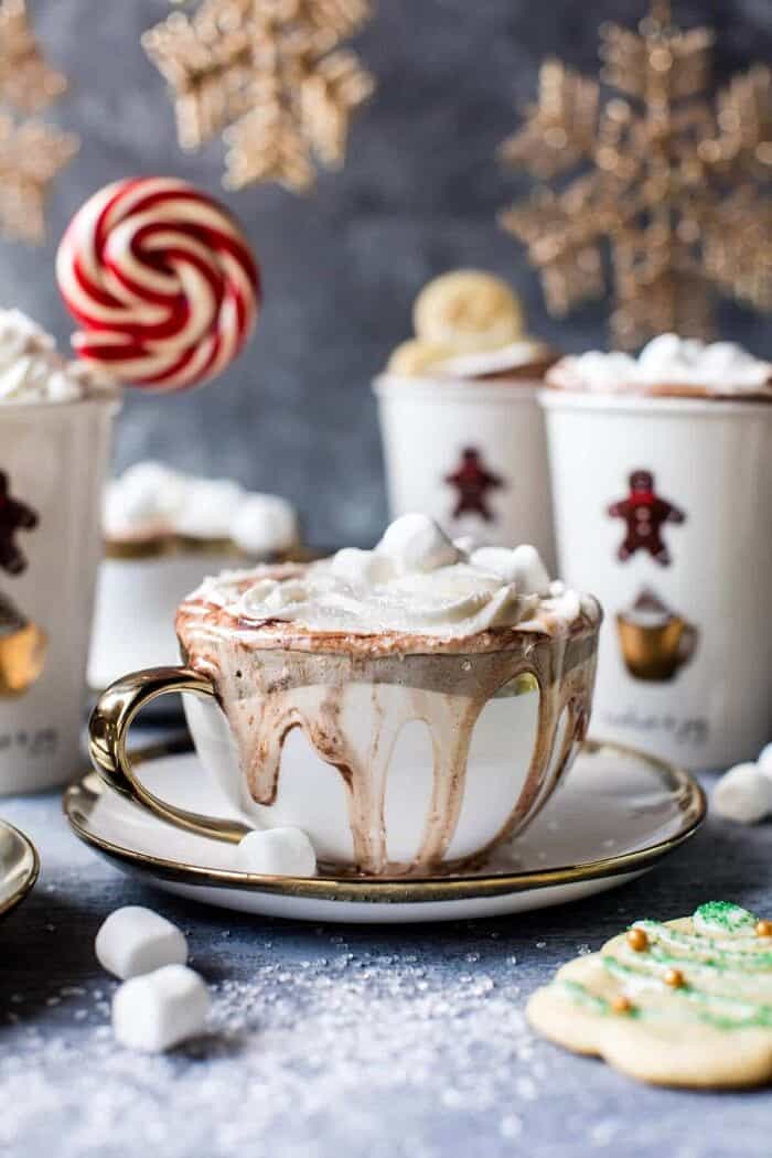 Sugar Cookie Hot Chocolate | halfbakedharvest.com @hbharvest