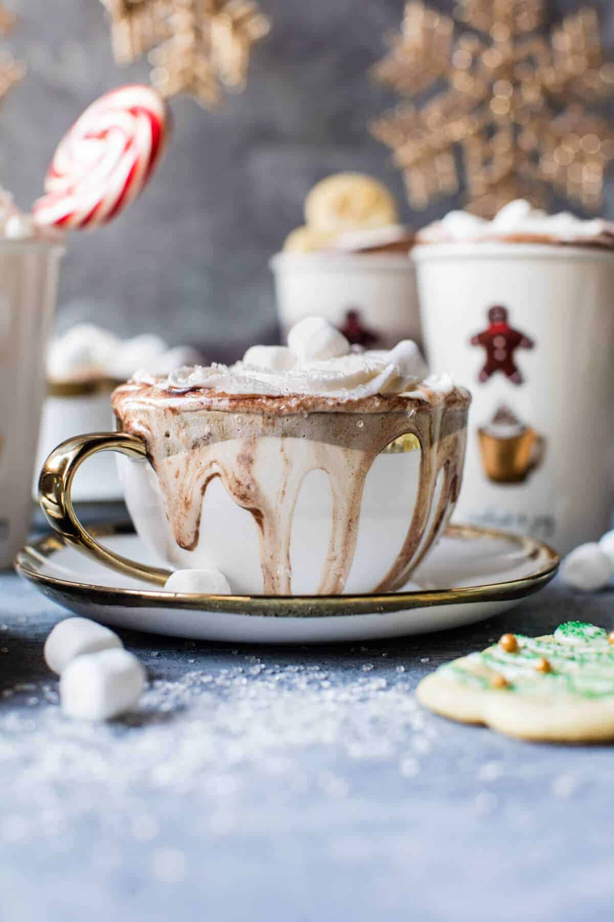 Sugar Cookie Hot Chocolate | halfbakedharvest.com @hbharvest