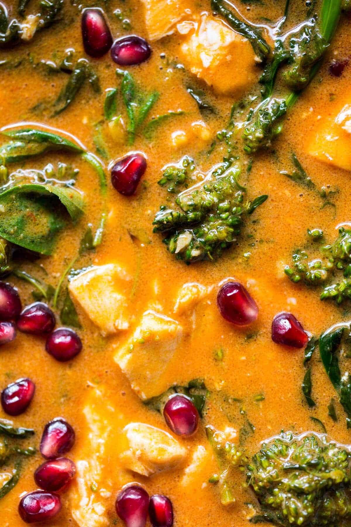 Crockpot Thai Broccoli Rabe Chicken Curry | halfbakedharvest.com @hbharvest