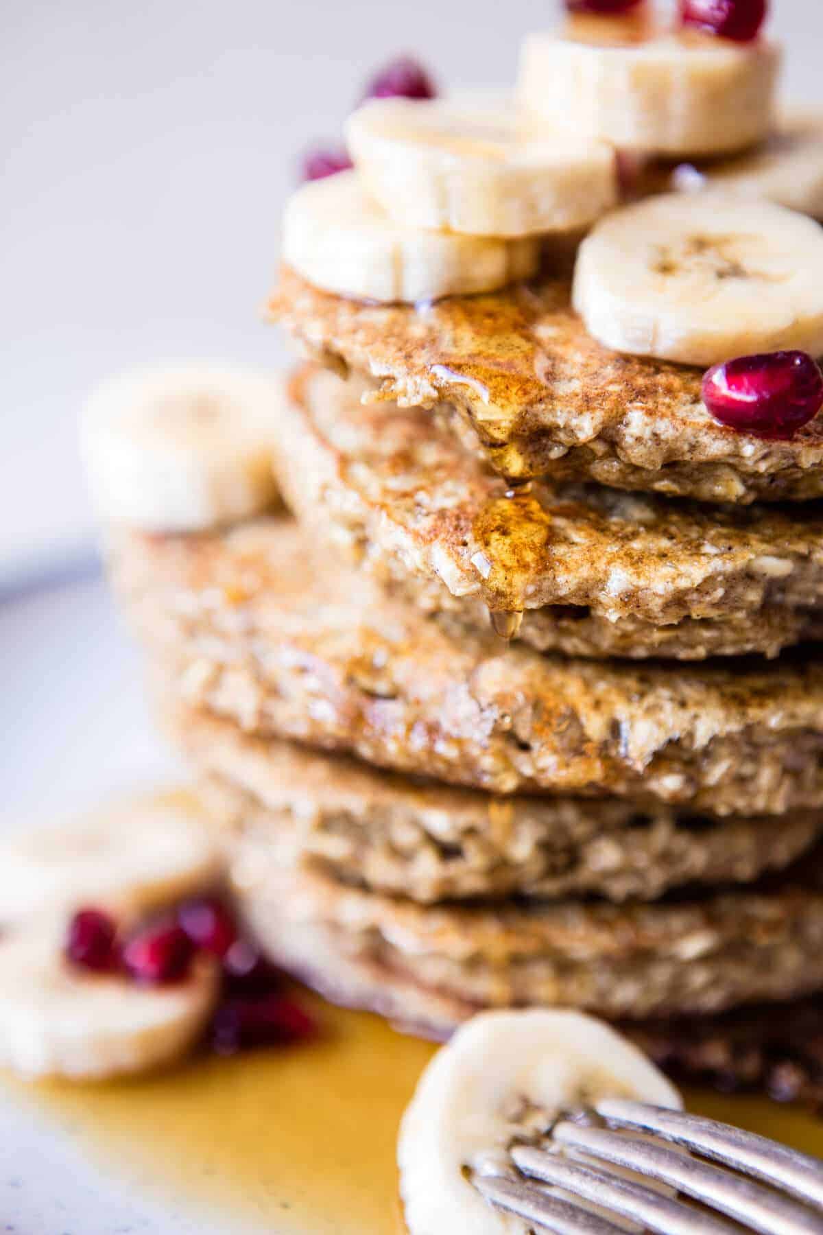 Healthy Chai Banana Pancakes | halfbakedharvest.com @hbharvest