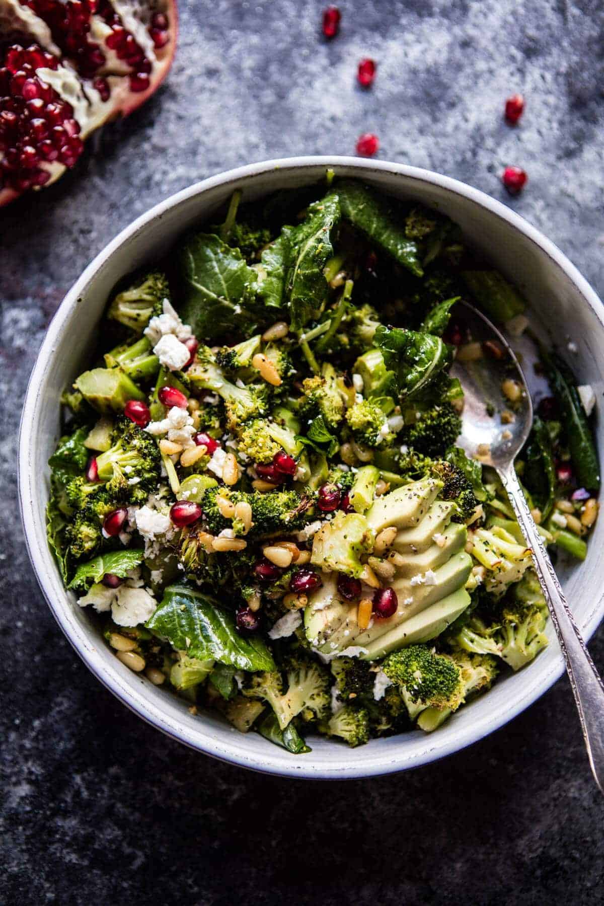 Lemon Garlic Roasted Broccoli Salad | halfbakedharvest.com @hbharvest