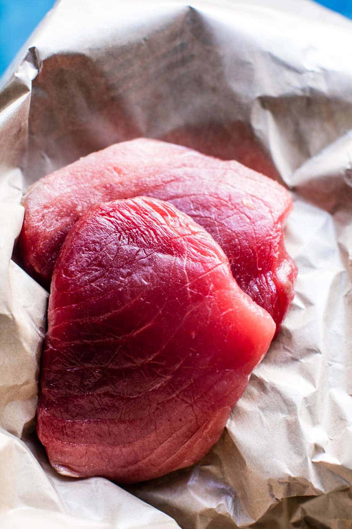 Spicy Brown Rice Seared Tuna Roll Bowl | halfbakedharvest.com @hbharvest