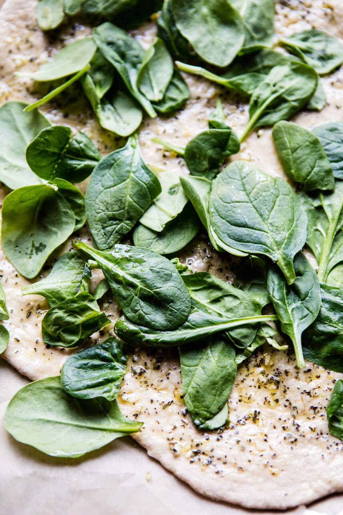 Whole Wheat Spinach and Artichoke Pizza | halfbakedharvest.com @hbharvest