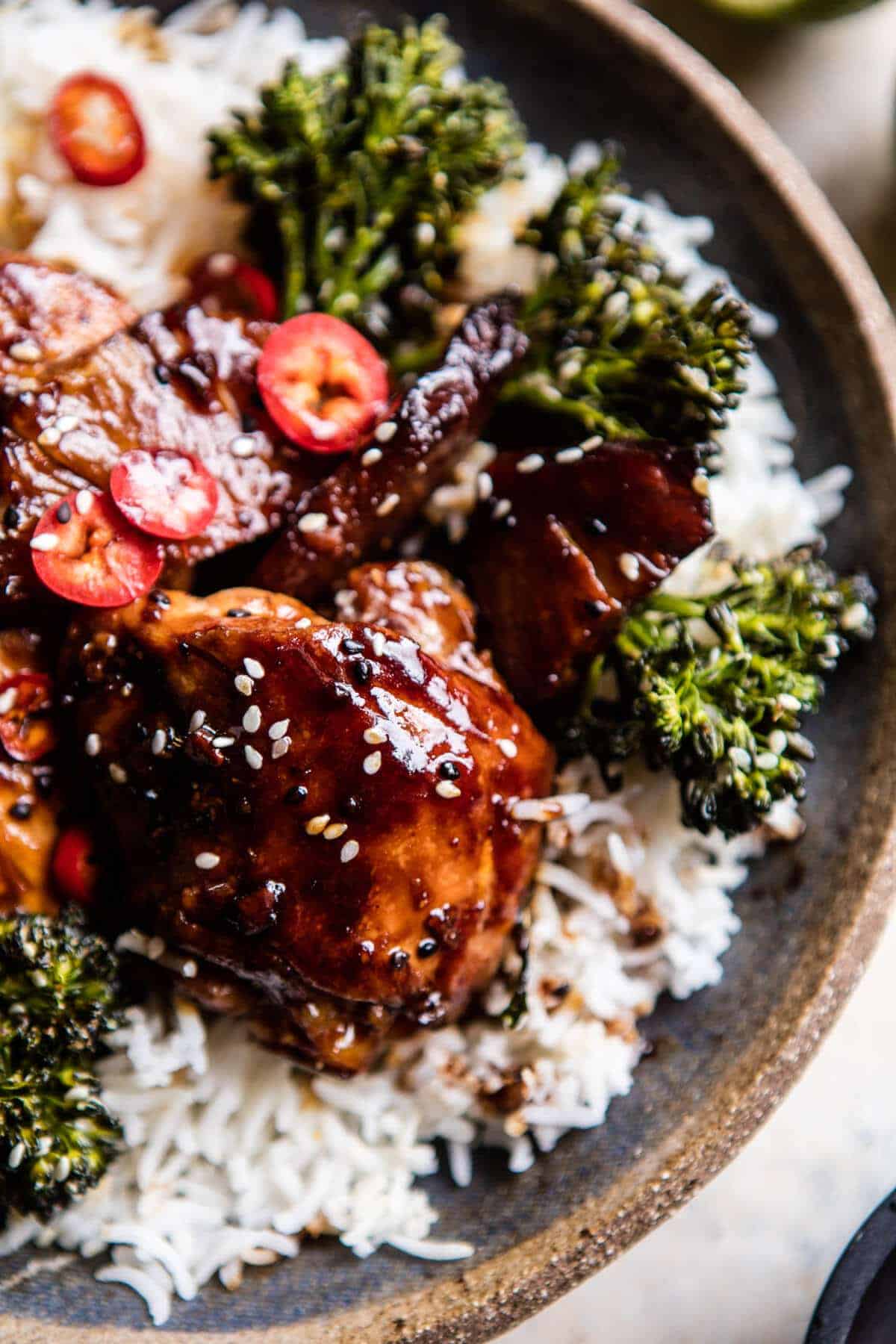 30 Minute Teriyaki Chicken with Sesame Ginger Broccoli | halfbakedharvest.com @hbharvest