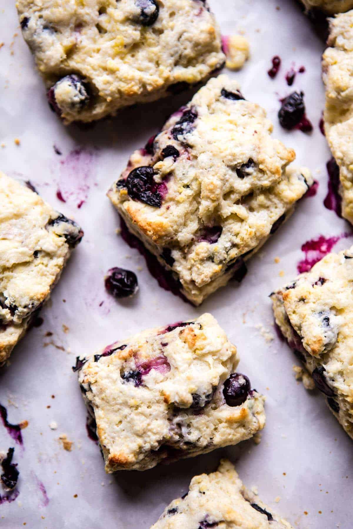 Blueberry Lemon Poppy Seed Scones | halfbakedharvest.com @hbharvest