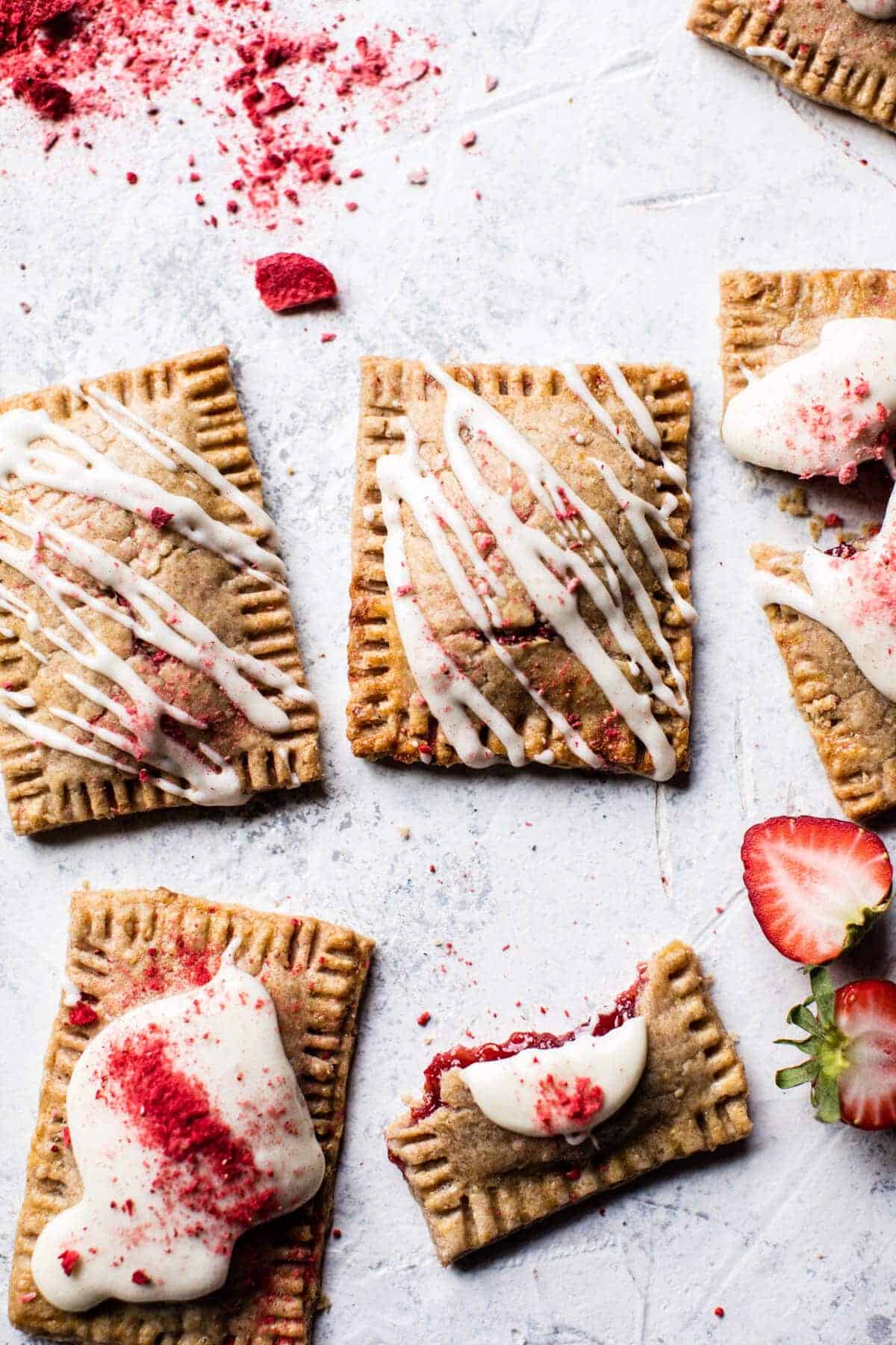 Homemade Strawberry White Chocolate Pop Tarts | halfbakedharvest.com @hbharvest