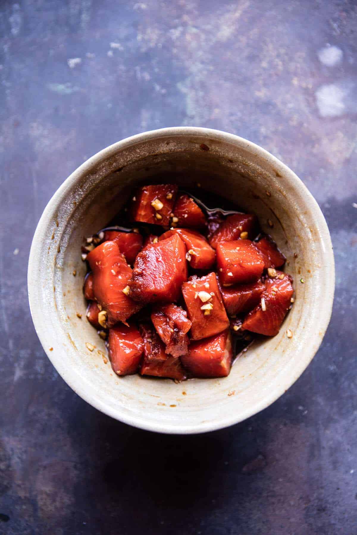 Mango Avocado Soba Noodles with Sesame Salmon Poke | halfbakedharvest.com @hbharvest
