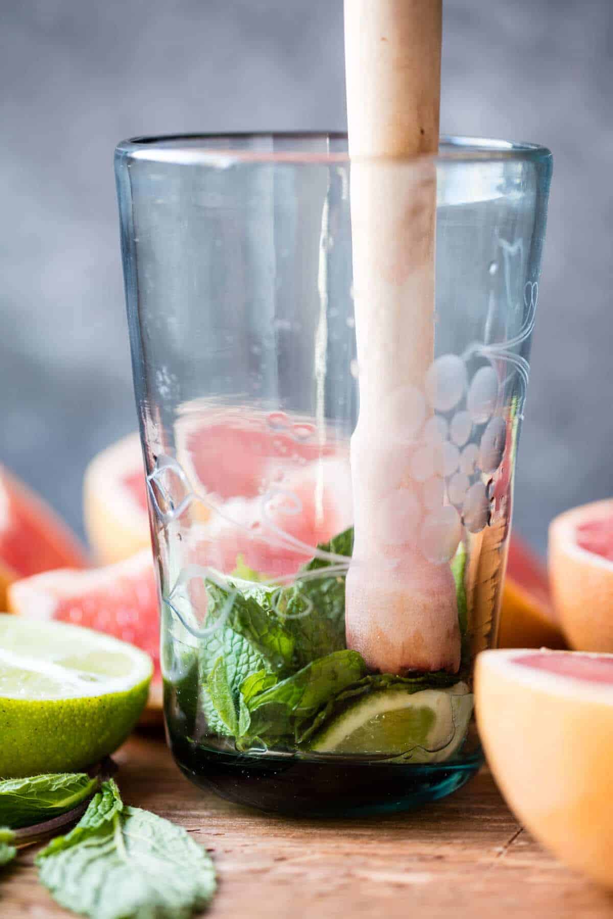 Minty Grapefruit Caipirinha | halfbakedharvest.com @hbharvest