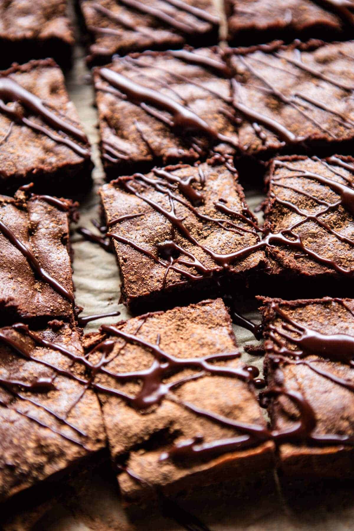 One Bowl 8 Ingredient Irish Coffee Fudge Brownies | halfbakedharvest.com @hbharvest