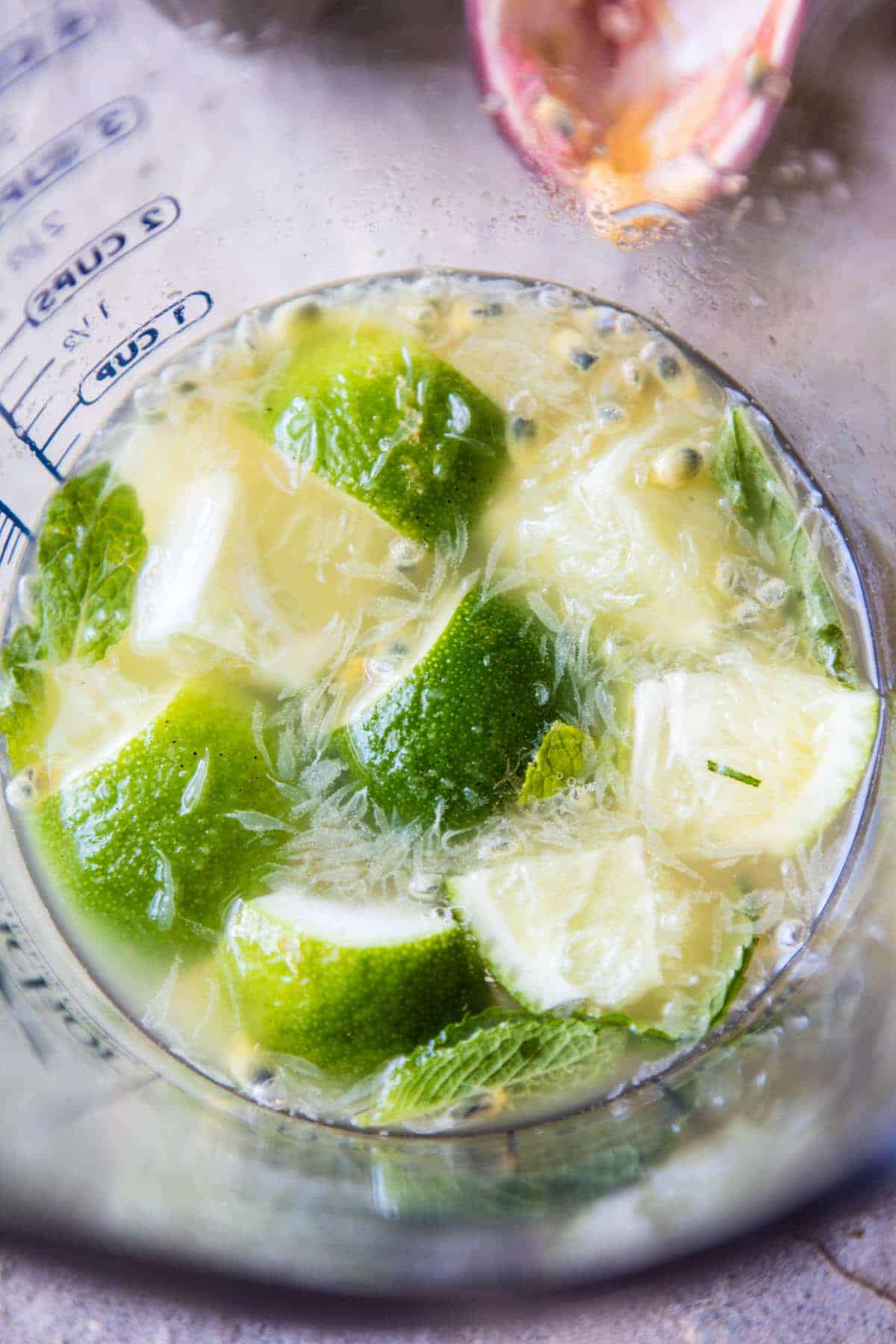 Tropical Strawberry Hibiscus Rum Smash | halfbakedharvest.com @hbharvest