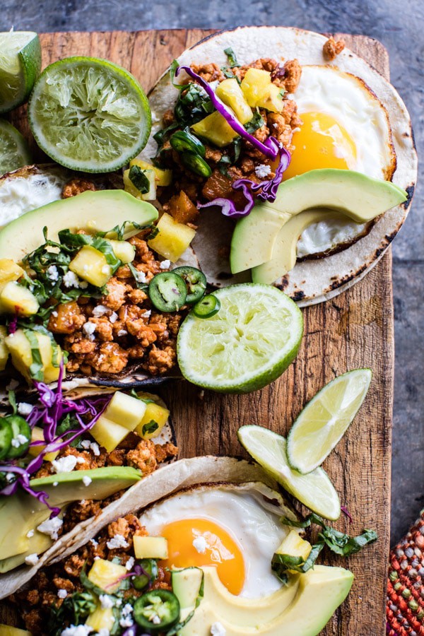 Breakfast Tacos Al Pastor | halfbakedharvest.com @hbharvest