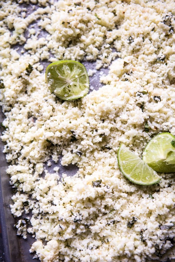 Cauliflower Rice Carne Asada Bowls with Mango Salsa | halfbakedharvest.com @hbharvest