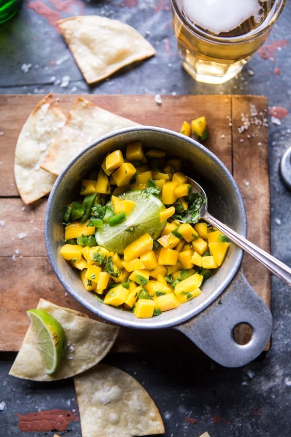 Cauliflower Rice Carne Asada Bowls with Mango Salsa | halfbakedharvest.com @hbharvest