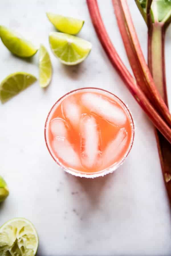 Rhubarb Passion Margarita | halfbakedharvest.com @hbharvest