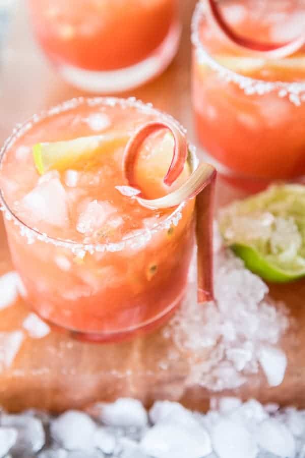 Rhubarb Passion Margarita | halfbakedharvest.com @hbharvest