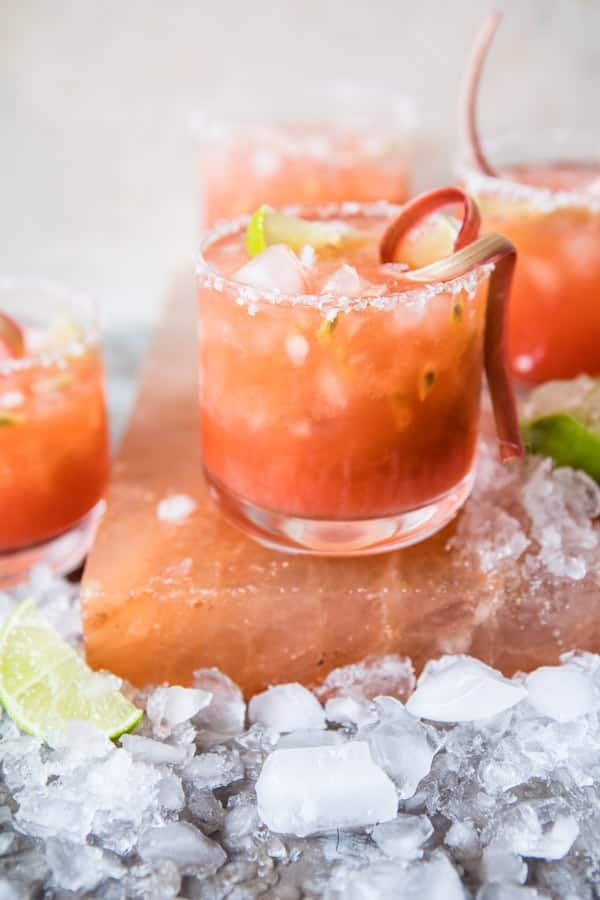 Rhubarb Passion Margarita | halfbakedharvest.com @hbharvest
