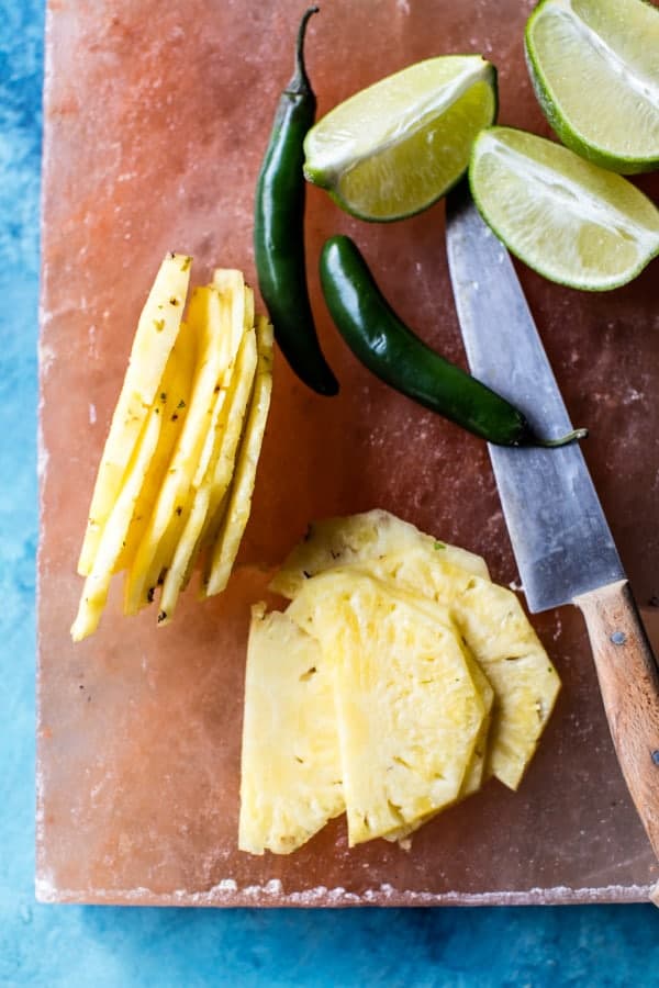 Spicy Fish Tacos with Tequila Lime Pickled Pineapple | halfbakedharvest.com @hbharvest