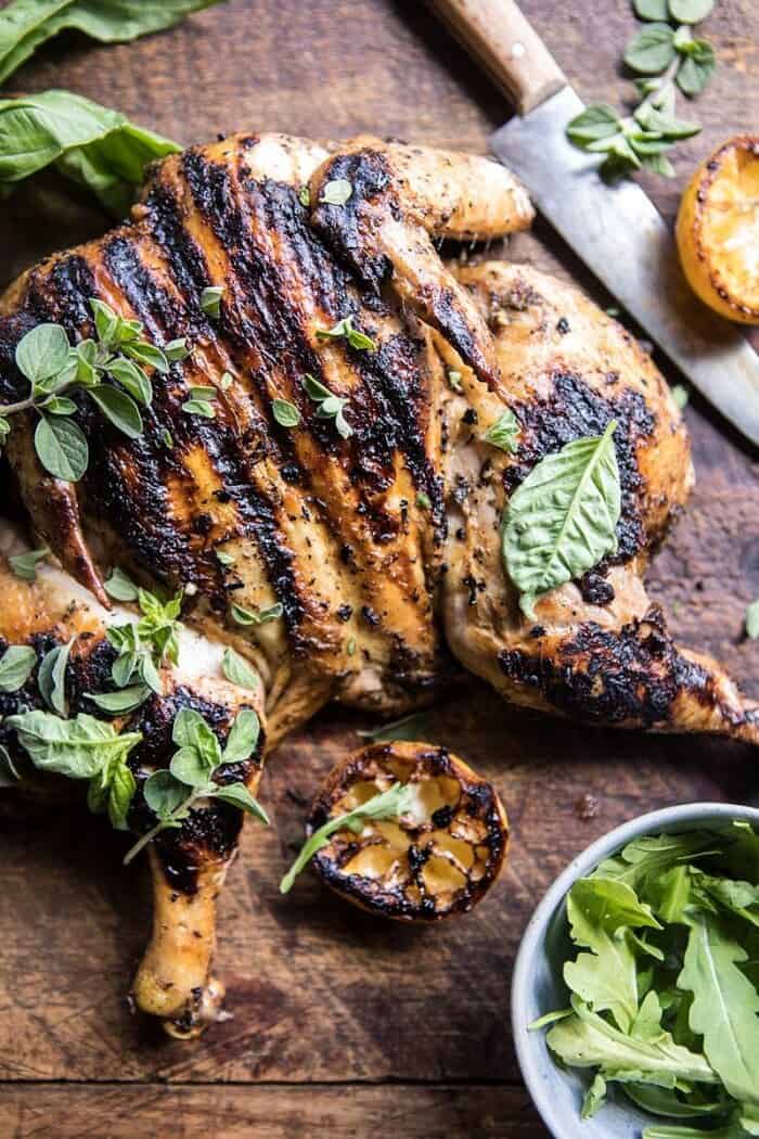 Lemon and Oregano Grilled Chicken | halfbakedharvest.com @hbharvest