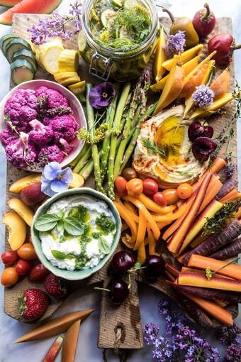 Farmers Market Pickled Crudité Platter | halfbakedharvest.com @hbharvest