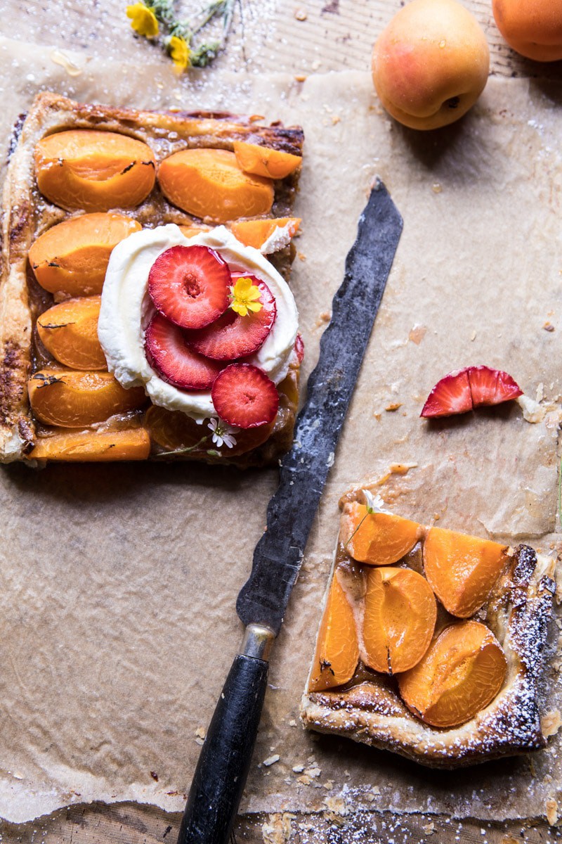 Honey Strawberry Apricot Tart | halfbakedharvest.com @hbharvest