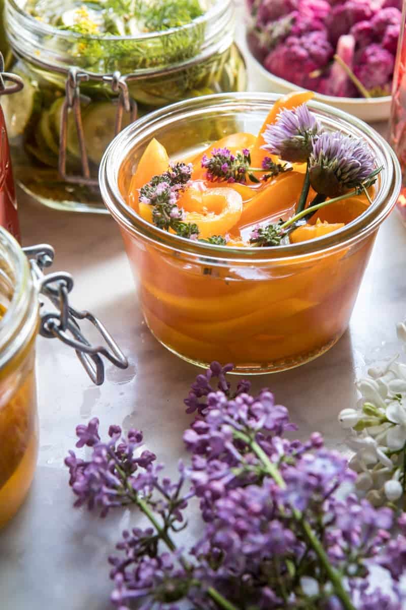 Quick Pickled Veggies | halfbakedharvest.com @hbharvest