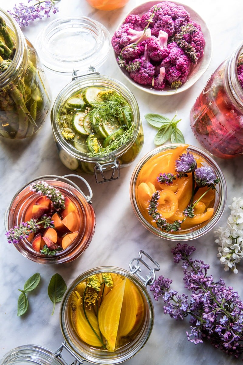 Quick Pickled Veggies | halfbakedharvest.com @hbharvest
