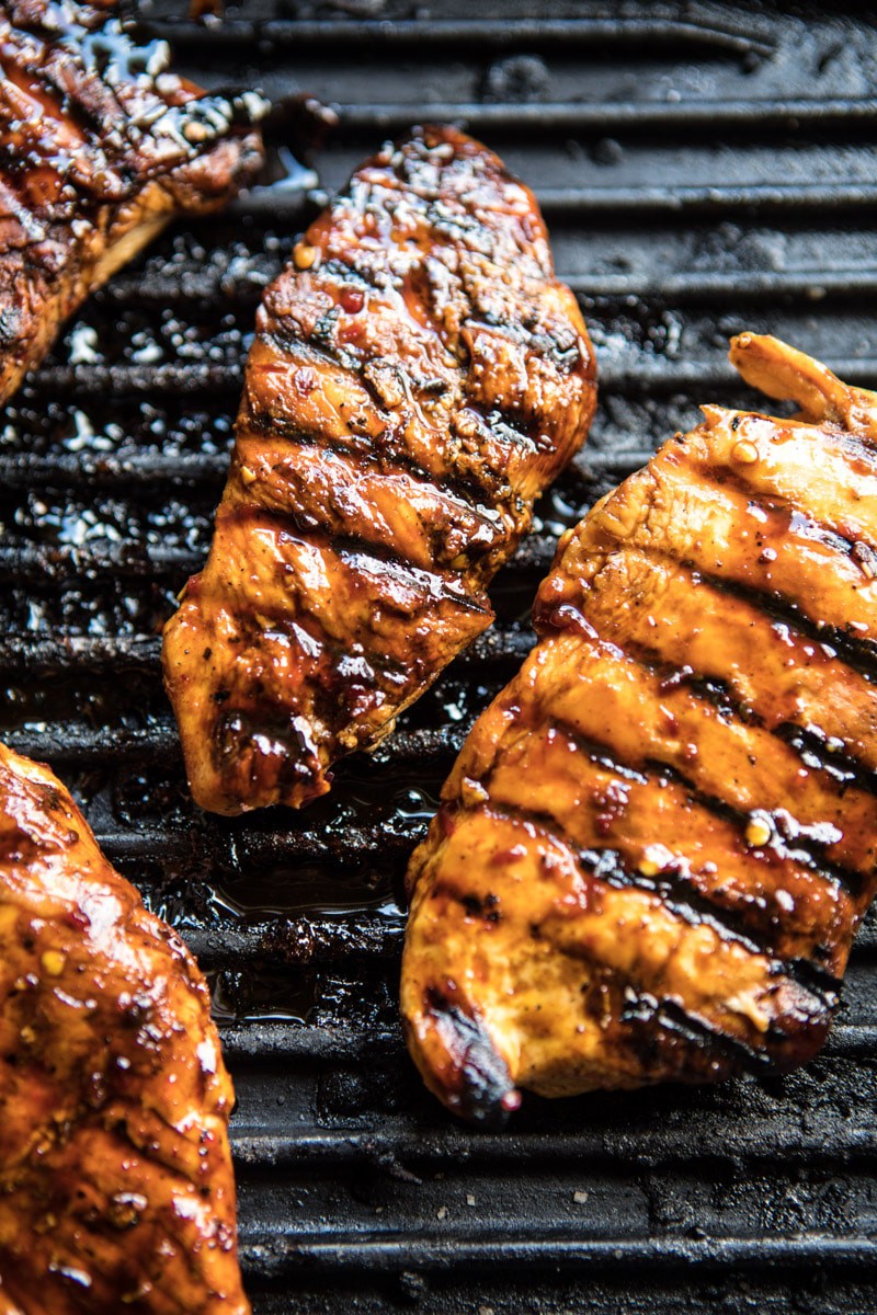 Spicy Maple Grilled Chicken Sandwich with Smoky Bacon Corn | halfbakedharvest.com @hbharvest