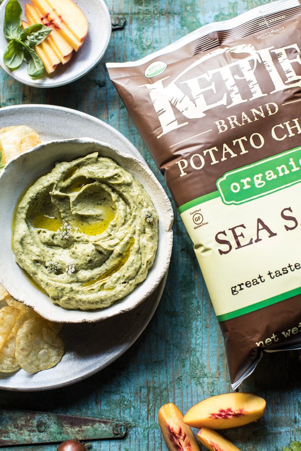 10 Minute Garden Herb Avocado Dip | halfbakedharvest.com @hbharvest