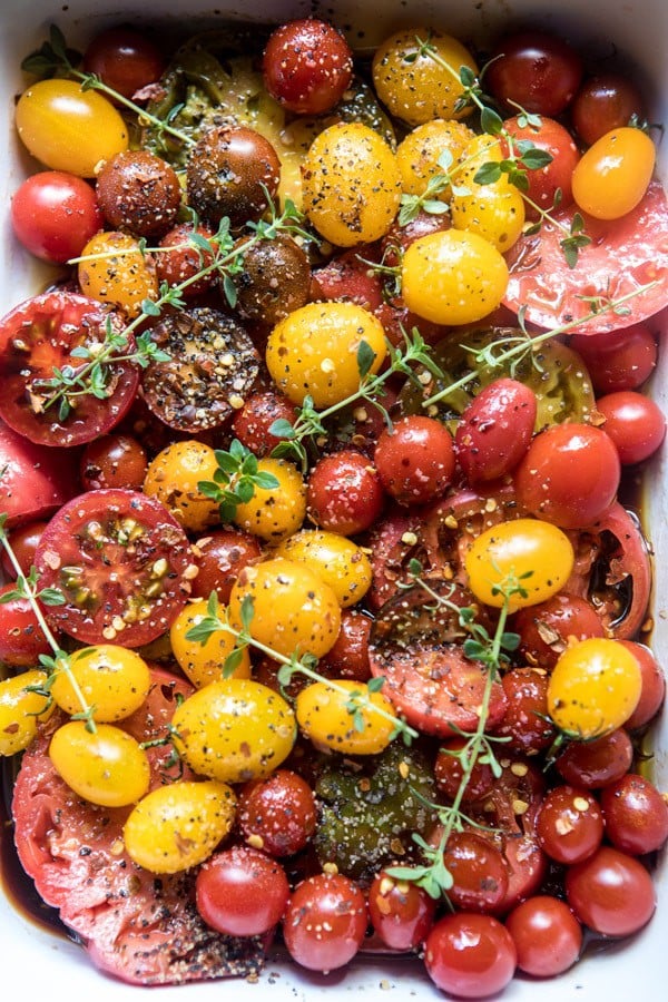 3 Cheese Zucchini Ravioli with Roasted Tomato Basil Sauce | halfbakedharvest.com @hbharvest