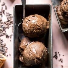 6 Ingredient Chocolate Coffee Nice Cream | halfbakedharvest.com @hbharvest