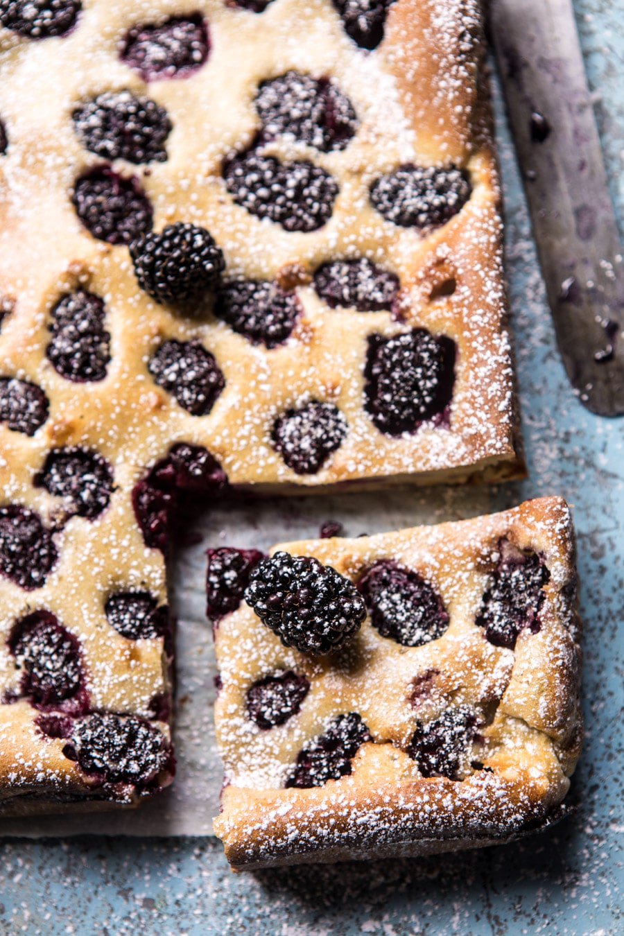 Blackberry Lavender White Chocolate Clafoutis | halfbakedharvest.com @hbharvest