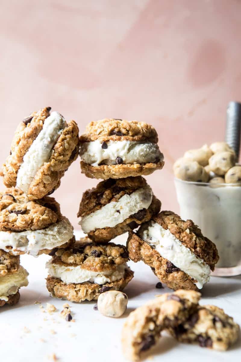 Brown Sugar Oatmeal Cookie, Cookie Dough Ice Cream Sandwiches | halfbakedharvest.com @hbharvest