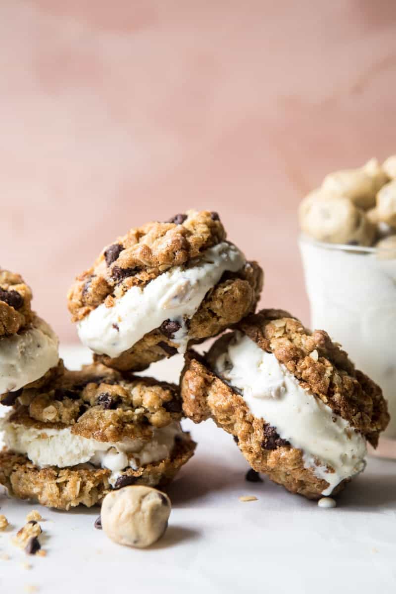 Brown Sugar Oatmeal Cookie, Cookie Dough Ice Cream Sandwiches | halfbakedharvest.com @hbharvest