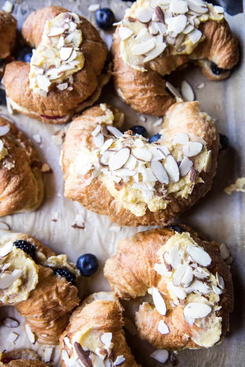 Mixed Berry Almond Croissants | halfbakedharvest.com @hbharvest